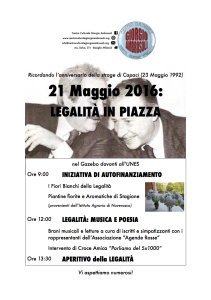 Legalità in piazza